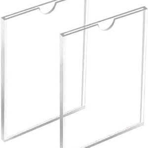 ARS® Acrylic Checklist Holder, Acrylic Wall Sign Holder Sign Holder 8.3x11.7 A4 Size Clear Vertical Wall Mount Frame Holder for Home, Office, Store, Restaurant, Pack of 6 - Image 5