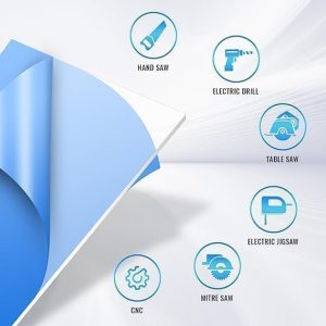 ARS® 3mm Plexiglass Hard Acrylic Sheet - Multipurpose Use, Waterproof Transparent Clear Glass Sheet (12x12)(1Pcs) - Image 3