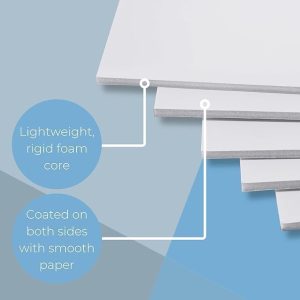 ARS® A3 Foam Board - White 5mm Thickness Perfect for Presentations, School, Office & Art Projects (Pack of 10) - Image 4