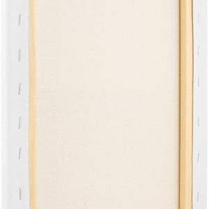 ARS® Artist Rectangle Stretched Canvas, Middle Size Pre-Stretched Cotton Canvas Panel Boards 5-Pack Stretched Canvas BLACK, 20x30CM (8x12 Inch) - Image 3