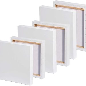 ARS® Stretchable Blank Art Boards Set, 5 Pieces, White,CANVAS 20x30 cm - Image 4
