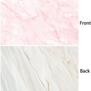 ARS® Flat Lay Marble Backdrops Set 3pcs 34x21inches/54x84cm Food Photography Photoshoot Background Double Sided Marble for Photo Studio Jewelry Tabletop Blogger Pictures Props, 6 Patterns - Image 4