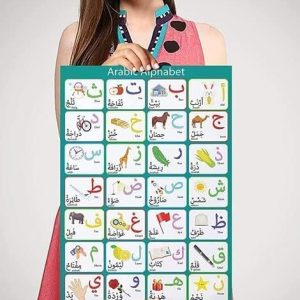 ARS® Laminated Arabic Alphabet Poster Perfect for Toddlers Kids Preschool & Kindergarten Classrooms - Image 3