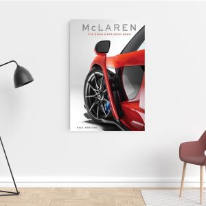 ARS® McLaren car Canvas Wall Art for Decoration Frame easy to hang, 90x60cm, 1Pcs - Image 2