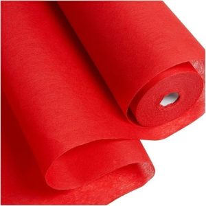 ARS® Exhibition Red Carpet Aisle Runner for Party 3M × 3M, 300 GSM Red Novelty Polyester Fabric Aisle Runner for Wedding, Red Runway Rug for Holiday Parties, Special Events - Image 3