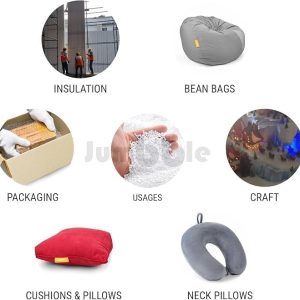 ARS® 2 KG OF BEAN BAG FILLER POLYSTYRENE VIRGIN BEANS - Image 8