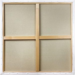 ARS® white BLANK Canvas Board 280 GSM 80 x 80 CM 100% Cotton Boards For Painting, Acrylic Pouring, Oil Paint Dry & Wet - Image 4