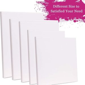 ARS® Stretchable Blank Art Boards Set, 5 Pieces, White,CANVAS 20x30 cm - Image 5