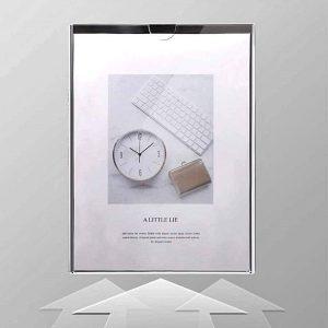 ARS® Acrylic Checklist Holder, Acrylic Wall Sign Holder Sign Holder 8.3x11.7 A4 Size Clear Vertical Wall Mount Frame Holder for Home, Office, Store, Restaurant, Pack of 2 - Image 4