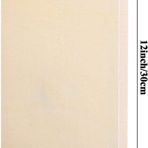 ARS® 8 Pack Wood Panels 12 x inch Wooden Canvas Board Unfinished Panel Boards for Painting, Arts, Pouring Use with Oils, Acrylics - Image 3