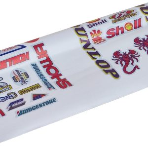 ARS® Motocross Motorcross Dirt Bike Dirtbike Motorcycles Moto Race ATV Accessories Sponsor Logos Helmet Parts Racing Pack 6 Vinyl Graphics Sticker Decal Kits Sheet D6724 Best4Buy - Image 8