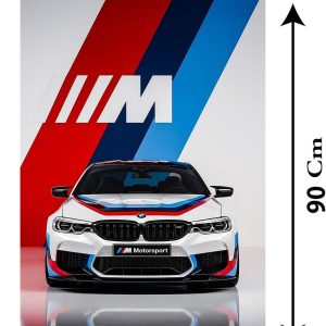 ARS® BMW car Canvas Wall Art for Decoration Frame easy to hang, 90x60cm, 1Pcs - Image 3