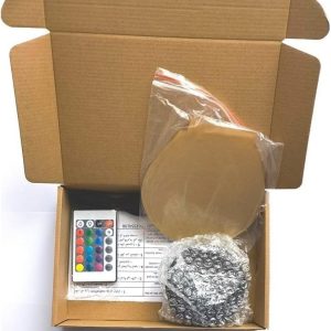 ARS® 3D Ramadan Kareem Night Light led lamp 7 Colors Touch USB Charge Desk Table Bedroom Decoration Gift muslim allah - Image 5