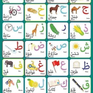ARS® Laminated Arabic Alphabet Poster Perfect for Toddlers Kids Preschool & Kindergarten Classrooms - Image 4
