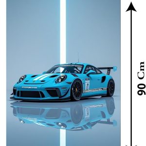 ARS® Porsche 911 GT3 car Canvas Wall Art for Decoration Frame easy to hang, 90x60cm, 1Pcs - Image 3