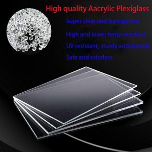 ARS® 3mm Plexiglass Hard Acrylic Sheet - Multipurpose Use, Waterproof Transparent Clear Glass Sheet (12x12)(1Pcs) - Image 7