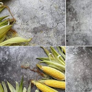 ARS® Selens Flat Lay Background Paper Wood Cement Background Food Photography Backdrops 22x35.4Inch Table Top Photography Backgrounds for Video Product Photo Studio Photography - 3Pack - Image 4