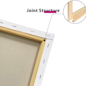 ARS® Blank Canvas 60Cm X 90 Cm White - 100% Cotton Artist Canvas Boards For Painting, Acrylic Pouring, Oil Paint Dry & Wet Art Media, Scb5240 - Image 6