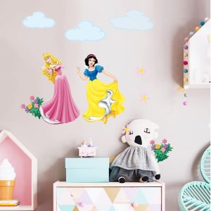 ARS® Princess Wall Stickers Murals Removable Vinyl Fairy Wall Decals for Girls Room.size: 143 x 40x0.2 cm - Image 5
