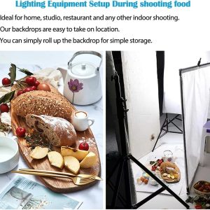 ARS® Flat Lay Marble Backdrops Set 3pcs 34x22inches/54x84cm Food Photography Photoshoot Background Double Sided Marble for Photo Studio Jewelry Tabletop Blogger Pictures Props - Image 6