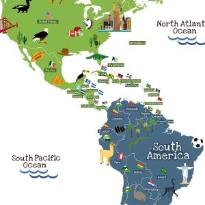 ARS® Kids Educational Removable World Map Peel and Stick Large Wall Decals Stickers for Children Nursery Bedroom Living Room - Image 5
