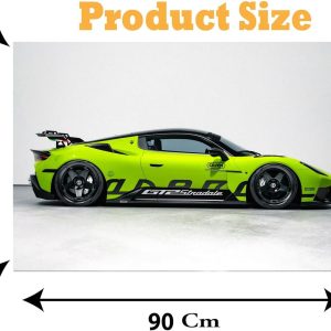 ARS® Maserati GT2 Stradale car Canvas Wall Art for Decoration Frame easy to hang, 90x60cm, 1Pcs - Image 2