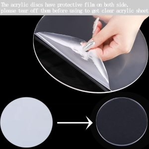 ARS® Acrylic Cupcake Stand, BetterJonny 4 Tier Transparent Round Dessert Tower Holder with Base Clear Cake Stand Display Tea Party Serving Platter for Wedding Party - Image 6