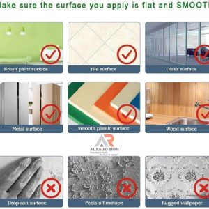 ARS® Self Adhesive Whiteboard Sticker Removable Wall Vinyl Peel and Stick Paper School, Office, Home, College Students Painting Wallpaper (60x200cm) - Image 6