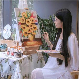 ARS® Stretched White Blank Canvas Artist Canvas Board Wood Painting Panel Boards for DIY Drawing 100% Cotton Artist Canvas Boards For Painting, Acrylic Pouring, Oil Paint Dry & Wet Art Media 10 Pcs - Image 6