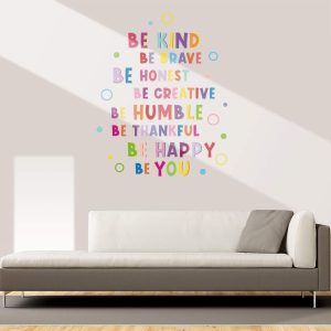 ARS® Colorful Inspirational Wall Decal Decorations Nursery Bedroom Living Room Playroom - Image 5