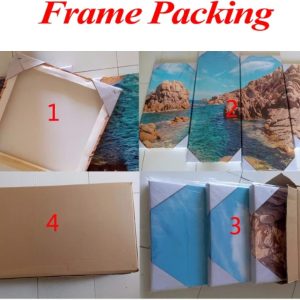 ARS® Plamc Boho Abstract Wall Art Minimalist Pink Line Islamic Canvas Art Painting Home Decoration Posters Prints Wall Pictures For Living Room Wall Decor, With Frame, 40X60 cm x3Pcs - Image 5