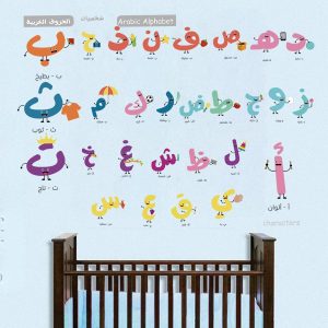 ARS® Arabic Letters & Numbers Wall Stickers - Alphabet Prints & Decals for Learning & Decoration - Image 6