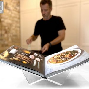 ARS® Acrylic Book Stand | Book Holder | Bible Stand | Cookbook Stand | Textbook Stand | Open Book Display Stand For Reading & Displaying Your Favorite Book (CLEAR) - Image 6