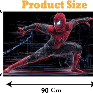 ARS® Spider-Man Canvas Wall Art for Decoration Frame easy to hang, 90x60cm, 1Pcs - Image 3