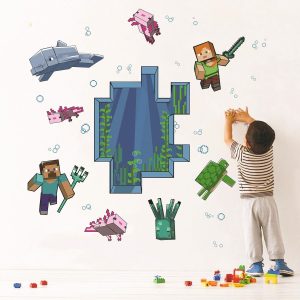 ARS® Wall Stickers 30 x 79 cm Wallpaper, Posters, Wall Stickers for Bedrooms, Vinyl Wall Sticker, Cartoon Game Wall Art for Boys and Girls Room Decor, for Bedroom Living Room Birthday Gifts - Image 4