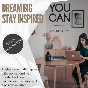 ARS® You CAN End of Wall Decal Inspirational Motivational Office Decor Quote Inspired Motivated Positive Art Gym Sticker School Classroom - Image 3