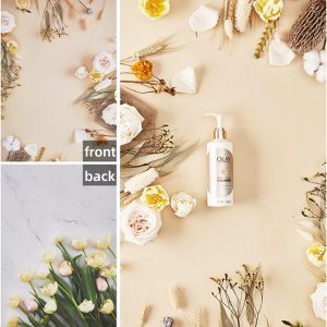 ARS® Photography Background Double Sided 2 Patterns Waterproof Premium Texture Backdrop Wall Video displaying Props for ins Style Jewelry/Food photoshoots (60 * 90 CM) - Image 4