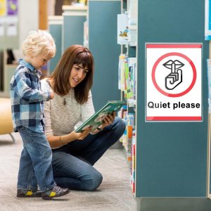 ARS® A4 Acrylic Frame Wall Sign Holder (Portrait, 2-Pack) - Frameless Self-Adhesive Wall Poster Display Frame for Office, Store, Restaurant - No Drilling Needed, Clear Document Holder - Image 4