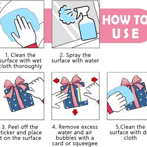 ARS® Merry Beach Christmas Window Clings 4 Sheets, Tropical Xmas Santa Snowman Coastal Stickers Decals Decorations, Hawaii Flamingo New Year 2025 Party Home Kitchen Decor Holiday Gift - Image 4