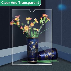 ARS® Acrylic Sign Holder 210 x 297mm Wall Mount, A4 Display Holder with Adhesive Tape Wall Mount Clear Photo Frames Paper Document Holder for Home, Office, Store, Restaurant (3 Pack) - Image 4