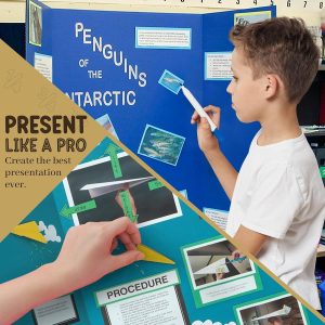 ARS® White Trifold Presentation Board 36" x 48" Display Exhibition Board Lightweight and Portable with Smooth Surface Great for Business presentations (Pack of 2) - Image 3