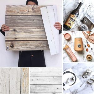 ARS® Photography Background Double Sided 2 Patterns Waterproof Premium Texture Backdrop Wall Video displaying Props for ins Style Jewelry/Food photoshoots (60 * 90 CM) - Image 4