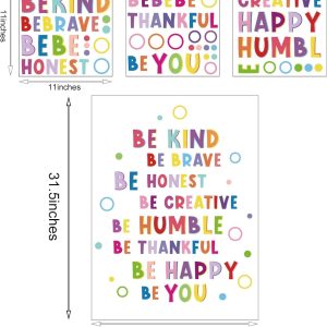 ARS® Colorful Inspirational Wall Decal Decorations Nursery Bedroom Living Room Playroom - Image 3