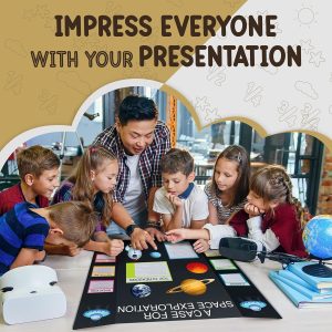 ARS® White Trifold Presentation Board 36" x 48" Display Exhibition Board Lightweight and Portable with Smooth Surface Great for Business presentations (Pack of 2) - Image 5