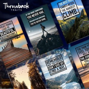 ARS® Motivational Wall Art Set of 6, 11x17 in. Vinyl, Portrait, Rectangular, Office, Classroom, Home, Gym, Bathroom Decor - Image 4