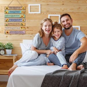 ARS® Christian Bible Verse Sunflower Wall Plaque 1.5 x 12 Inches Bible Gift Set Ordination Gifts Selected Gifts Christening Christian Gift for Women Inspirational - Image 3